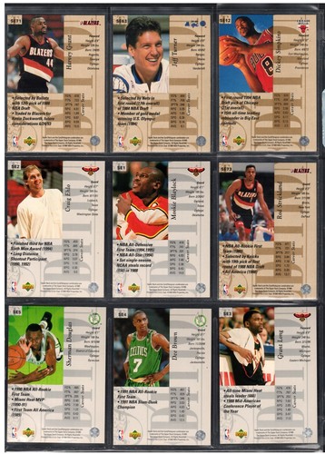 Upper Deck Basketball Edizione Speciale 1995-96 completa il tuo set, scegli le tue carte - Foto 2 di 14