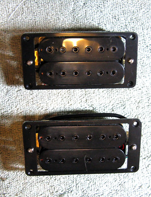 4 Conductor Hex Humbucker Pickups 14.37k Bridge and & 7.59k Neck