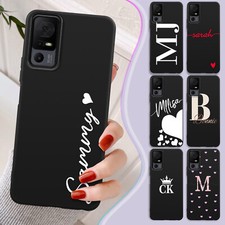 Personalised Heart Back Phone Case For TCL 505 501 50 XL 40 30 20 SE Print Cover