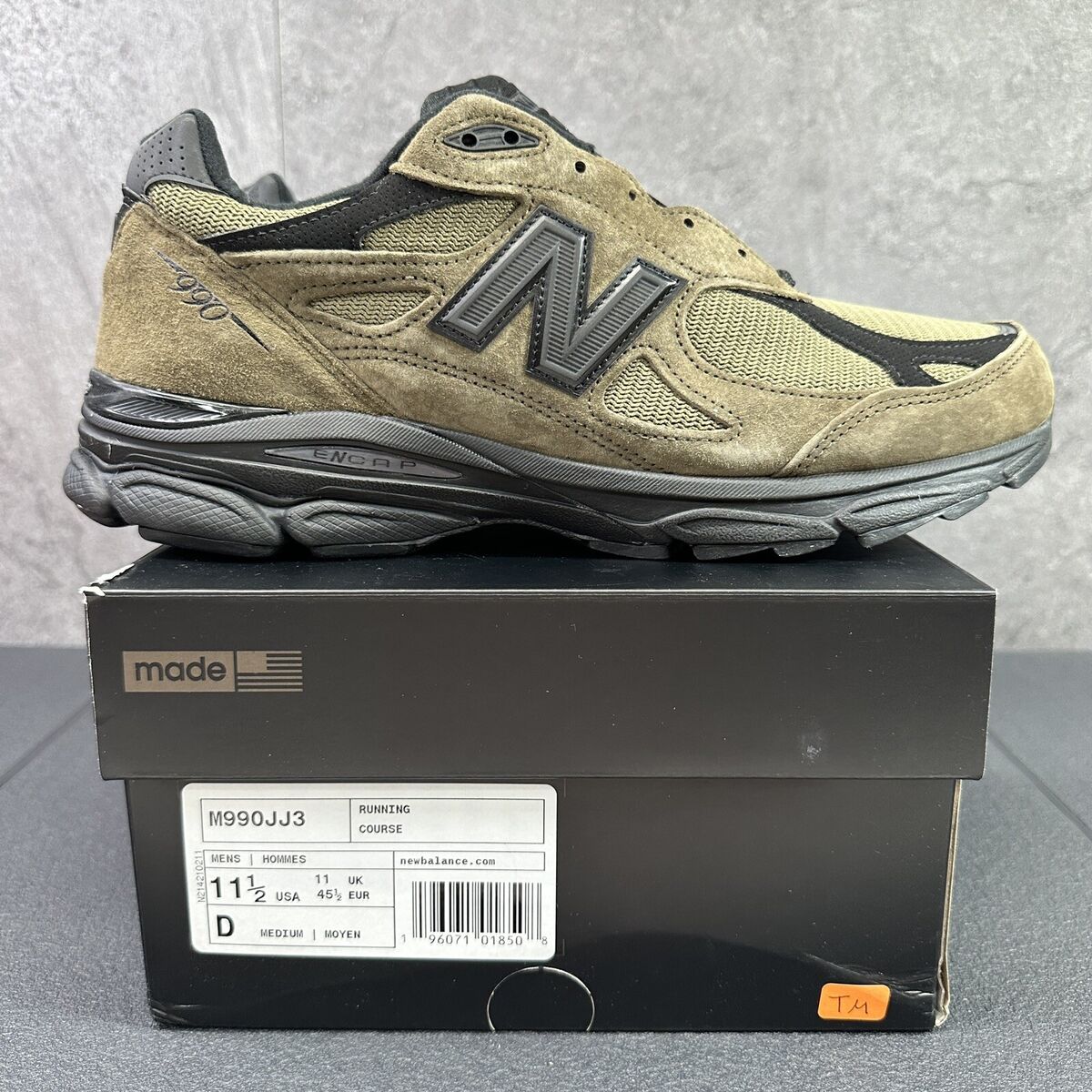 New Balance 990v3 JJJJound Brown Black Size 11.5 Mens Casual New Balance 990v3 JJJJound Brown Black Size 11.5 Mens Casual