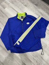 Jacket and Pants Sets 90s Vintage Adidas Trefoil 3 Stripe Windbreaker Sz L