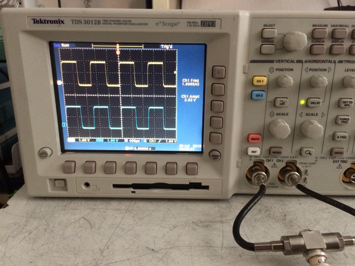 Tektronix TDS3012B 100MHz 2 Channels Digital Oscilloscope