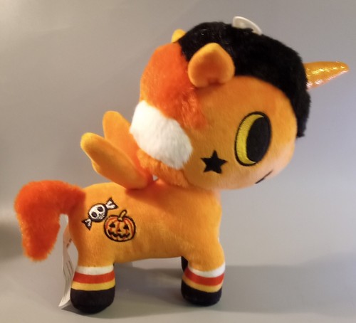 Tokidokl Einhorn Halloween Plüsch. Candy Corno. Aurora Welt. 7" hoch - Bild 5 von 8