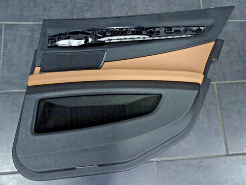 Türverkleidung Hinten Rechts BMW 7er F01 Leder Dakota Sattelbraun Kurzversion