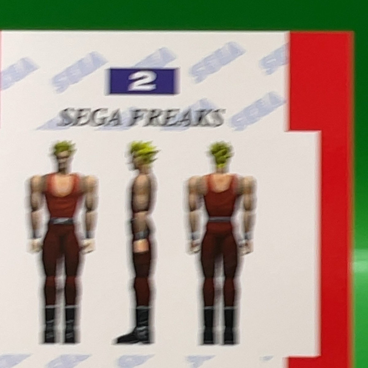 Jacky Bryant No. 2 Virtua Fighter 2 Card SEGA FREAKS Game trading