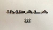1964 64 Chevrolet Impala Quarter Panel Emblem Chrome Letters Impala