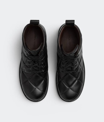 Bottega Veneta Padded Leather Lace-up Ankle Boots 10 US 708999 IT NIB $1950 Bottega Veneta Padded Leather Lace-up Ankle Boots 10 US  main image 2