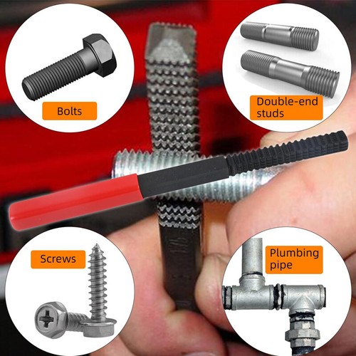 15pc Metric Thread Restorer Tool Set Metric Rethread Repair Tool Thread Chaser A - Picture 6 of 19