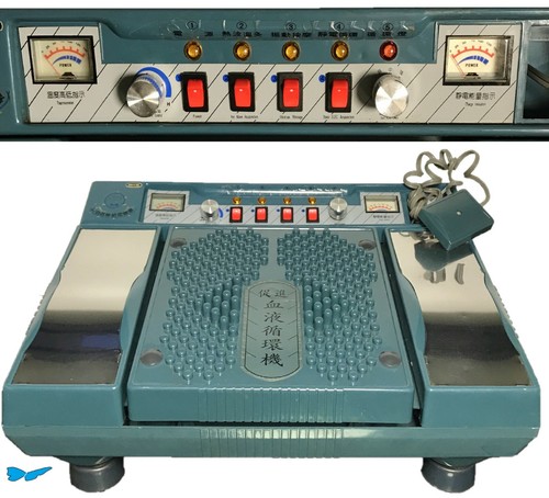 Vintage Füße vibrierende Massage Maschine statische Maus Heißwelle Akupunktur Steuerungen - Bild 2 von 12
