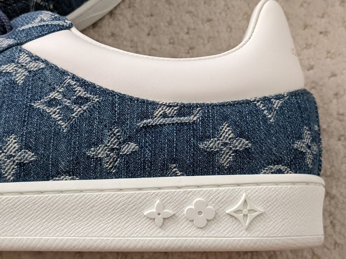 Blue Monogram Denim Luxembourg Sneakers