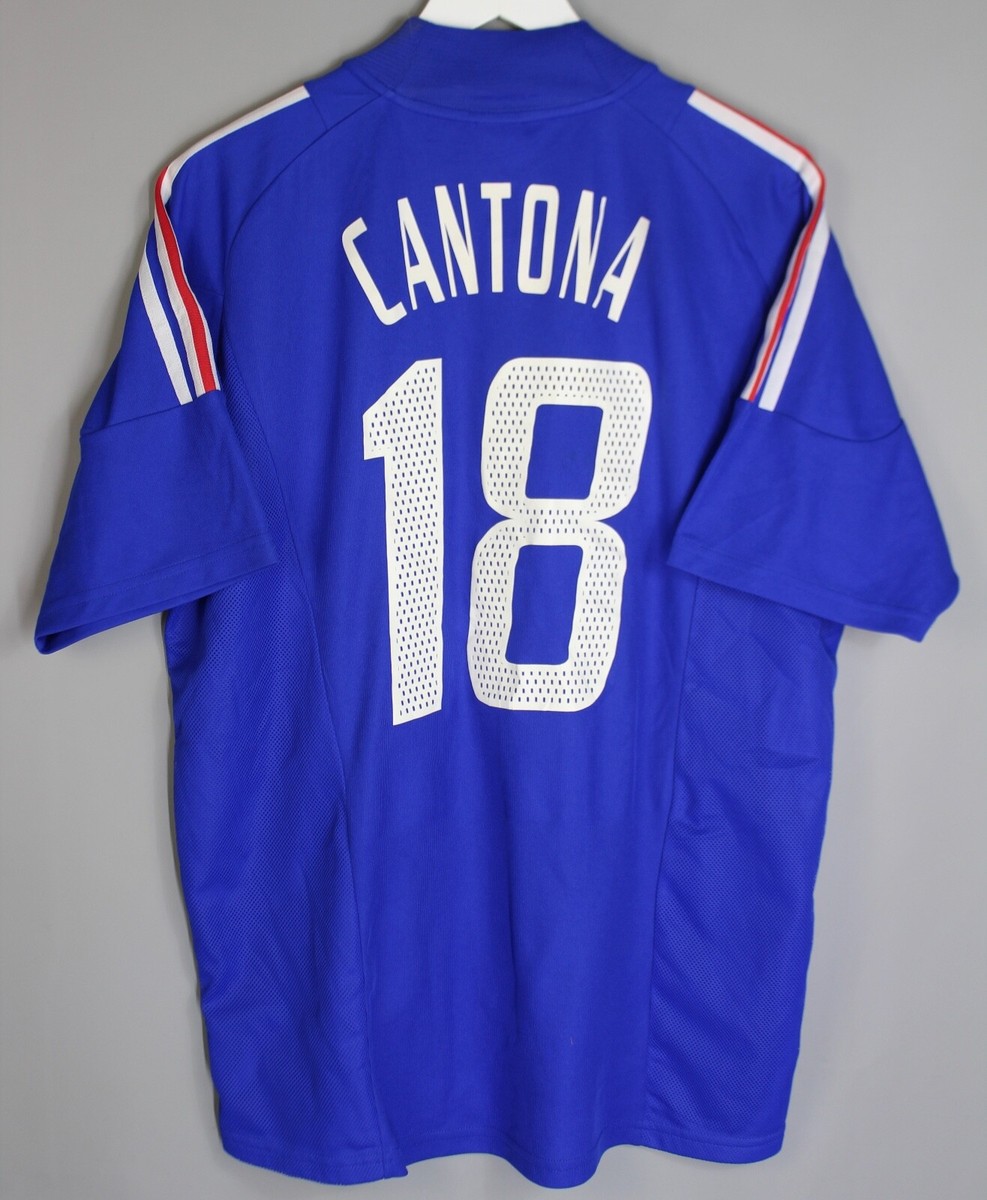 FRANCE NATIONAL TEAM 2002/2004 HOME FOOTBALL SHIRT JERSEY