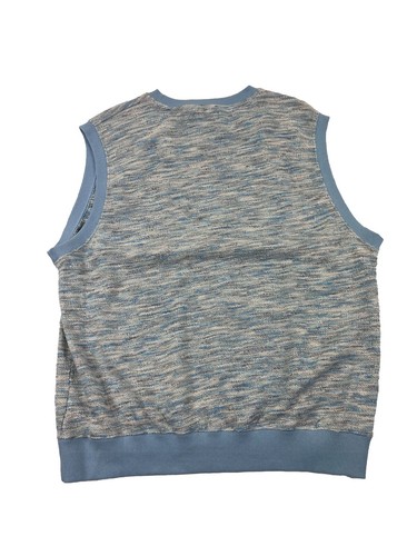 stüssy japan marled knit vest blue - Picture 4 of 6