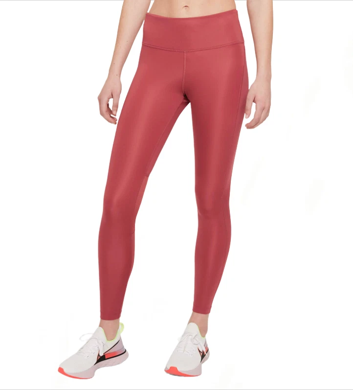 Nike Power Epic Fast Women's High-Rise Tight Fit Leggings Canyon Rust RRP  £59.99