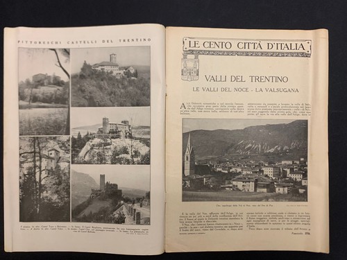 Cento Città d'Italia 1924-29 3 fascicoli: Val Fiemme - Trento - Valli Trentino - Picture 18 of 24