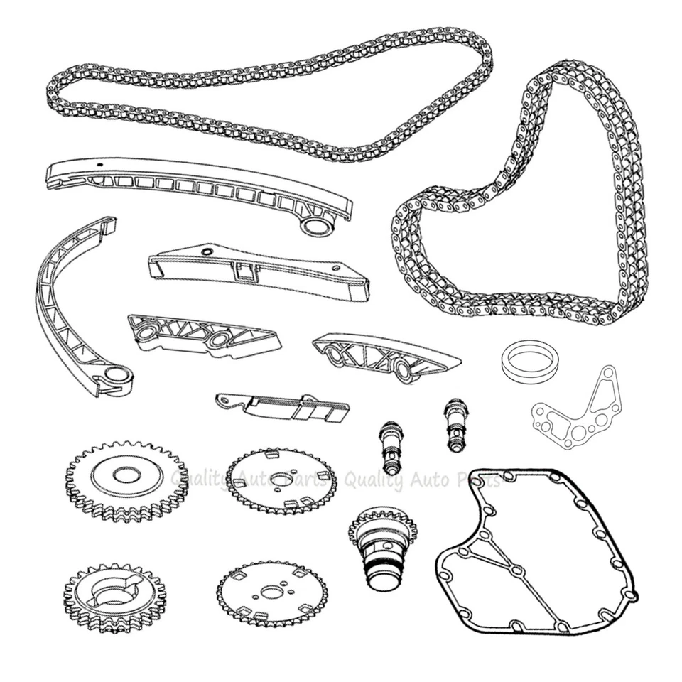 Kit de herramientas de cadena de distribución para RAM ProMaster 1500 2500 3500 Base DS Diesel DOHC 3,0 L Foto 4 de 4