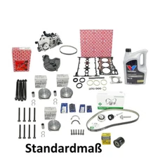 3x piston STD + bearing + gasket set + oil for VW Up EcoFuel Skoda Citigo 1.0 CNG CPG 04C107