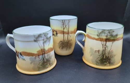 Royal Doulton Coaching Days Porcelain Two Mugs and One Tumbler Cup - Picture 3 of 8