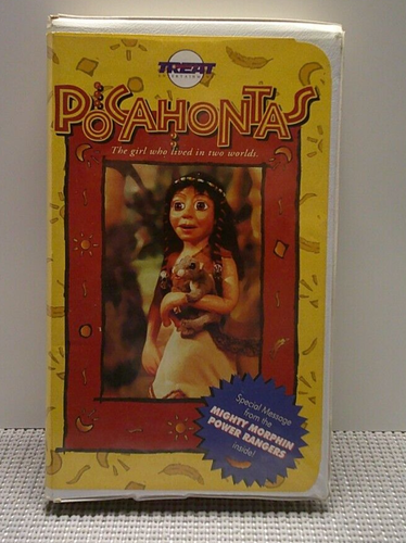 Pocahontas VHS 1995 Claymation Movie Treat Entertainment Clamshell - Picture 1 of 8