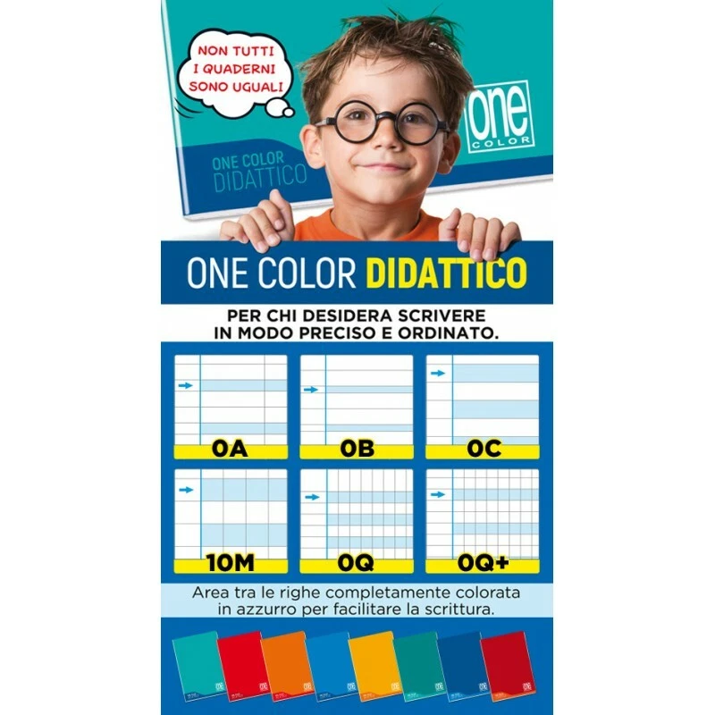 quaderni per DSA Blasetti, Quaderno Dislessia Disgrafia varie rigature 100g