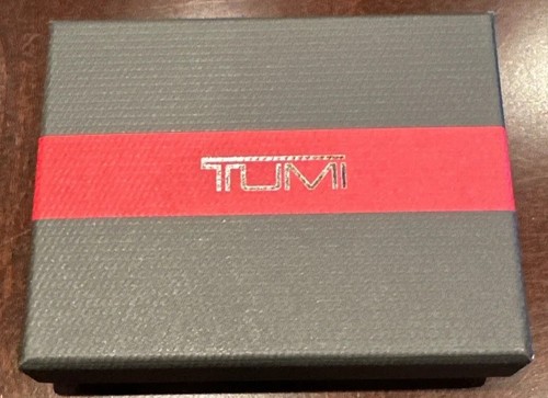 TUMI leere Logo Karton Geschenkbox für Brieftaschen oder Kartenhalter 100 % authentisch neu