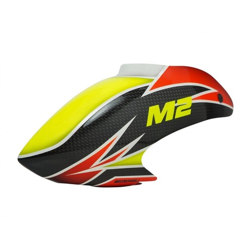 Microheli Airbrush Carbon Fiber Warrior Canopy - OMP Hobby M2 / EVO / MK2 - Picture 2 of 3