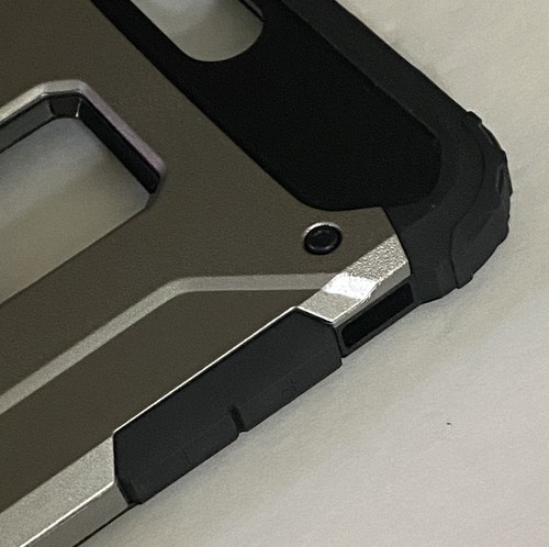 New Dual Layer Protective Case For iPhone 7 Plus, 8 Plus Only • Silver/ Black - Picture 7 of 11