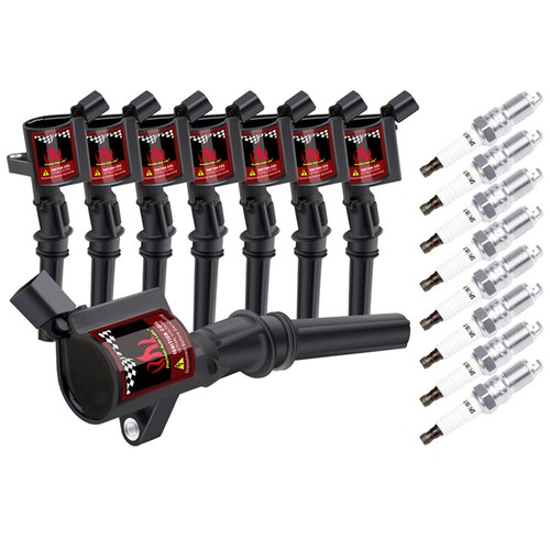 8 Pack Ignition Coils w/ Spark Plugs SP479 For Mercury Grand Marquis 4.6L 98-11 - Picture 2 of 21