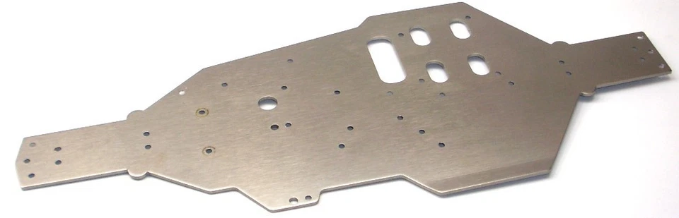 Carson 1:10 4 WD CV-10 Audi R8 500105143 Alu Chassisplatte On-Road CR8® - Bild 2 von 3