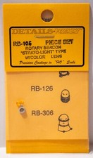 Details West HO #106 Rotary Beacon with Cored...