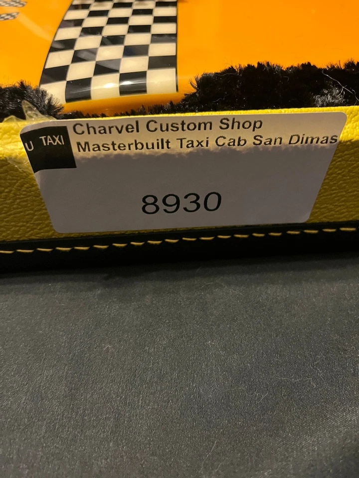 2011 Charvel USA Custom Shop San Dimas Taxi Cab Guitar Masterbuilt by Red Dave - Image 3 of 4