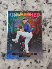 2025 Donruss #9 Chase Dollander Unleashed Holo /199 Rockies