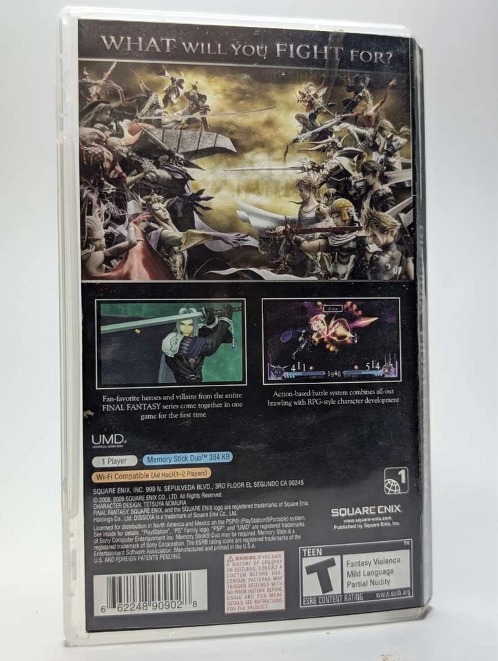 LOTE Dissidia y Final Fantasy Sony PSP Completo En Caja Foto 2 de 4