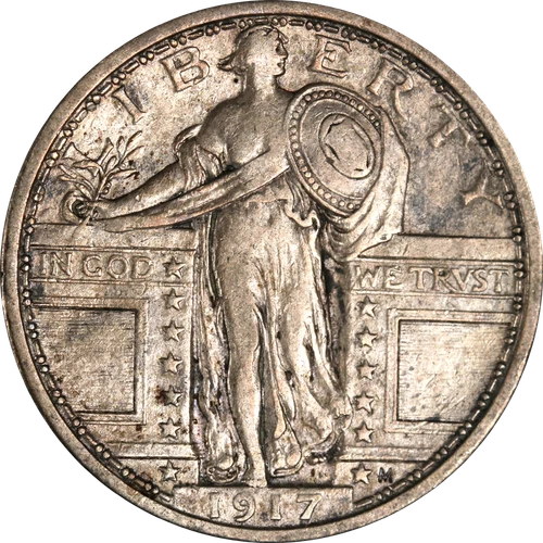1917-P Standing Liberty Quarter — photo from the most recent tracked eBay sale