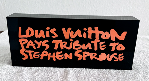 Louis Vuitton Stephen Sprouse Prop Aufsteller gebraucht, Hochglanz, klein