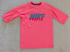 NIKE Swim Kids' Hydroguard Swim Shirt/Rashguard Big Boys Size L 12-13 