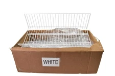 Vulcan Industries Wire Shelf Rack 12x30 White Gondola CVS Rite Aid Lot of 6