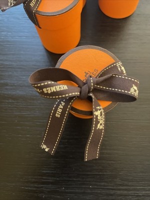 Hermès Twilly-Scarf Travel Cylinder Container Set. (8)