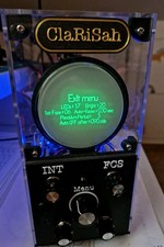 Oszilloskop Zielfernrohr Uhr - CRT 3RP1A, GPS, Bewegungssensor, LEDs, jetzt mit Sommerzeit!