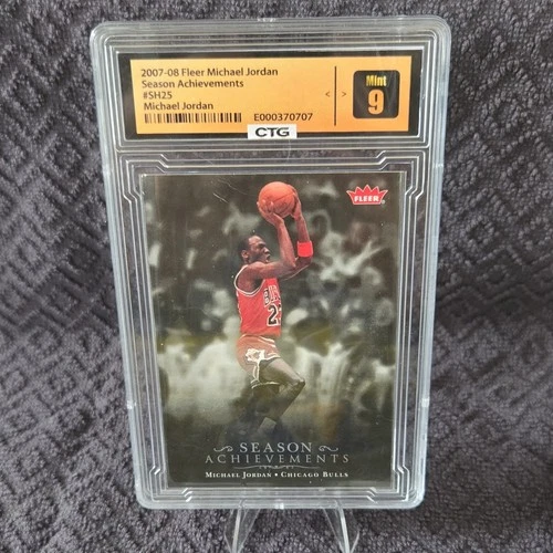 Fleer 2007-08 Michael Jordan Season Achievements SH25 CTG Mint 9 Basketball Card