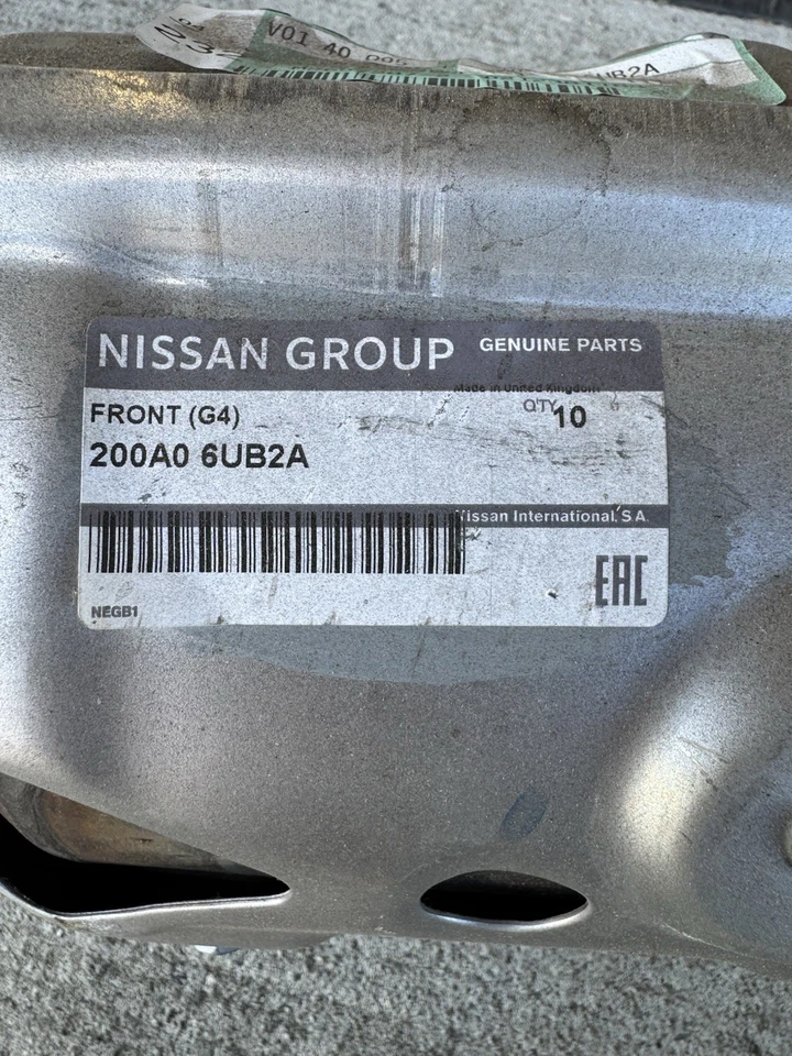 GENUINE NISSAN QASHQAI J12 1.3 CATALYTIC CONVERTER 200A0-6UB2A - Image 2 of 4