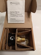 1  MCDONNELL  MILLER FS8-W General Purpose Liquid Flow Switch NEW IN BOX