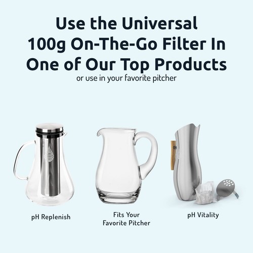 pH ON-The-GO Alkaline Water Filter Pouch- Portable Alkaline Water Filtration ... - Picture 8 of 9