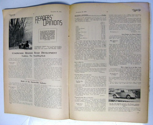 The LIGHT CAR 26 Nov 1937 Original Motoring Car Magazine - Picture 3 of 5
