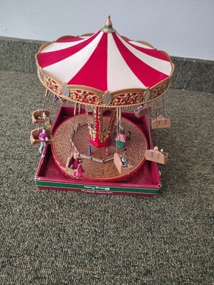 Merry Brite Mr Christmas Rare Vintage 2013 Swing Music Carousel Music Box NIP