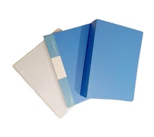 Document Folder Set - Two Clear Books And One Ring Binder with Plastic Pockets