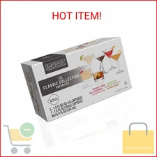 The Classic Collection Capsules, Variety Pack of 6 for Bartesian Premium Cocktai