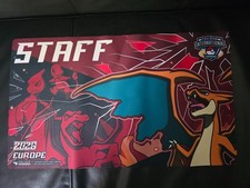 Pokemon EUIC STAFF Playmat Play Mat - 2026 Mega Charizard New