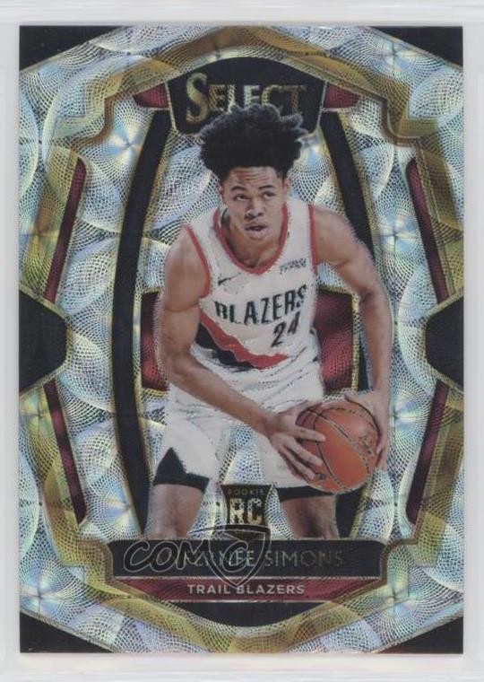 2018 Panini Select Premier Level Scope Prizm Anfernee Simons #136 Rookie RC 4m4