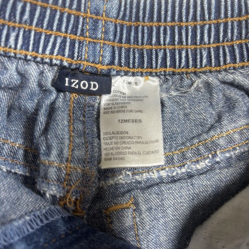 IZod Boys Jeans 12 Months Medium Wash Excellent Pre-Owned condtion - Picture 5 of 6