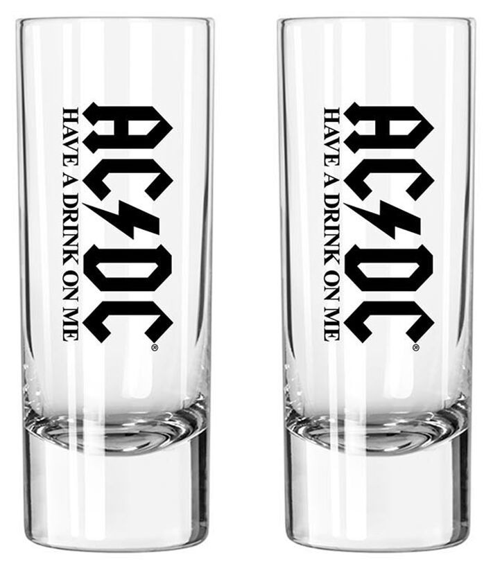 ACDC Schnapsglas-Set Have A Drink On Me klar Standard
